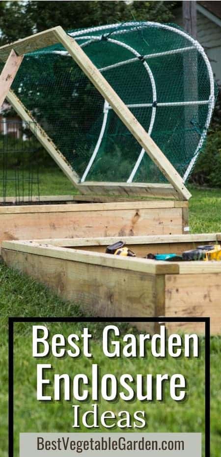 home vegetable garden enclosure ideas